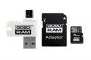 GOODRAM M1A4-0160R11 :: 16 GB MicroSD HC карта с адаптер и четец за карти, Class 10, UHS-1