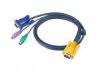 ATEN 2L-5203P :: KVM Cable, SPHD15 M >> 2x PS2 M + HD15 M, 3.0 m