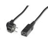 ROLINE 19.08.1552 :: Захр. кабел Шуко, IEC320-C19, 16A/250V, черен, 2.0 м