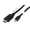 VALUE 11.99.5792 :: Mini DisplayPort кабел, Mini DP-HDTV, M/M, черен цвят, 3.0 м