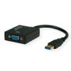 VALUE 12.99.1037 :: USB Display адаптер, USB 3.2 Gen 1 to VGA