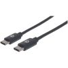 MANHATTAN 355247 :: Кабел USB 2.0 Type-C M/M, 480 Mbps, 5 A, 2 m