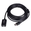 VALUE S3115-10 :: USB 2.0 удължителен кабел с повторител, черен, 10 м