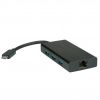 VALUE 12.99.1109 :: USB 3.2 Gen 1 Type C to Gigabit Ethernet Converter + Hub 3x USB 3.2 Gen 1 Type A