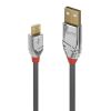 LINDY LNY-36652 :: USB 2.0 Type A to Micro-B Cable, Cromo Line, 2m