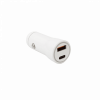 SBOX CC-095 :: USB CAR CHARGER A+C, 12-24V, 5V 3A, White