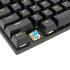 WHITE SHARK GK-2106 :: Геймърска TKL клавиатура Commandos, механична, сини суичове, черна