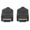 MANHATTAN 354080 :: Ultra High Speed HDMI 2.1, 8K@60Hz кабел с Ethernet, M/M, черен, 2м
