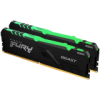Kingston 64GB 3200MT/s DDR4 CL16 DIMM (Kit of 2) FURY Beast RGB