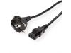 VALUE 19.99.1017 :: Power Cable, straight IEC Conncector, black, 0.6 m