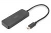 DIGITUS DS-45334 :: 3-Port MST Video Hub USB-C - 3x DisplayPort 1.4, 4K/60Hz