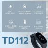 TD112 :: Безжичен часовник-пейджър за повиквания от бутони, RETEKESS, OLED, водоустойчив