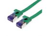 VALUE 21.99.2140 :: Cable FTP Cat.6A (Class EA), extra-flat, green, 0.5m