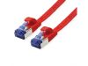 VALUE 21.99.2124 :: Cable FTP Cat.6A (Class EA), extra-flat, red, 1.5m