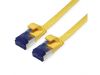 VALUE 21.99.2130 :: Cable FTP Cat.6A (Class EA), extra-flat, yellow, 0.5m