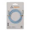 SBOX TYPEC-1-BL :: Cable USB TYPE C to TYPE C M/M, 60W, 1m, blue