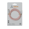 SBOX TYPEC-1-P :: Cable USB TYPE C to TYPE C M/M, 60W, 1m, pink