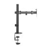 SBOX LCD-351/1-2 :: Стойка за плот, 1x LCD 13-32“ до 8kg, VESA:75x75, 100x100, черна 