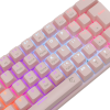 WHITE SHARK WAKIZASHI-US-P-BLUE.SW :: MECHANICAL KEYBOARD, GK-002421 WAKIZASHI, blue switches, pink