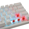 WHITE SHARK WAKIZASHI-US-W-RED.SW :: MECHANICAL KEYBOARD, GK-002211 WAKIZASHI, red switches, white