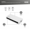 DIGITUS DN-80064-1 :: Switch 8 port, Gigabit, Unmanaged