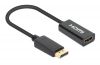 MANHATTAN 153713 :: Aдаптер DisplayPort към HDMI, 4K@60Hz