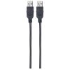 MANHATTAN 353915 :: Cable USB 2.0 Type-A/M to USB Type-A/M 3m, black