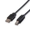 ROLINE 11.02.8868 :: USB 2.0 Flat кабел, A-B, 1.8 м