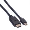 VALUE 11.99.5790 :: Mini DisplayPort кабел, Mini DP-HDMI, M/M, черен цвят, 1.0 м