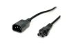 VALUE 19.99.1119 :: Power Cable IEC320/C14 Male - C5 Female, black, 1.8 m