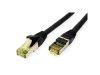 ROLINE 21.15.0751 :: Outdoor S/FTP Patch Cord Cat.6A / Class EA, Stranded, TPE, LSOH, black, 1 m