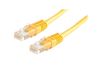 VALUE 21.99.0952 :: UTP Patch кабел, Cat.6 (Class E), жълт цвят, 1.5 м