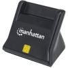 MANHATTAN 102025 :: Standing USB Smart/SIM Card Reader, Contact Reader, Desktop, External