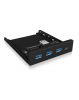 ICYBOX IB-HUB1418-i3 :: 4 Port Hub USB 3.0 1xType-C+3xType-A, 