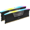 Corsair DDR5, 5600MT/s 64GB 2x32GB DIMM, Unbuffered, 40-40-40-77, Std PMIC, XMP 3.0, VENGEANCE RGB DDR5 Black Heatspreader, Black PCB, 1.25V