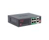 ONV ONV-H1064PLD :: Switch 4 порт x 10/100Mbps PоE и 2 ethernet RJ45, индустриален