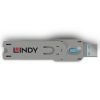 LINDY LNY-40622 :: USB Blocker USB A Port Security Key, Blue