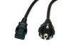 VALUE 19.99.1023 :: Power Cable, straight IEC Connector, black, 0.6m