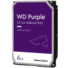 HDD Video Surveillance WD Purple 6TB CMR, 3.5'', 256MB, SATA 6Gbps, TBW: 180