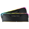 Corsair DDR4, 3200MHz 16GB 2x8GB Dimm, Unbuffered, 16-20-20-38, XMP 2.0, Vengeance RGB RS, RGB LED, Black PCB, 1.35V, for AMD Ryzen & Intel