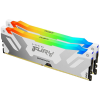 Kingston 64GB 6000MT/s DDR5 CL32 DIMM (Kit of 2) FURY Renegade RGB White XMP, EAN: 740617333442