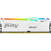 Kingston 32GB 6000MT/s DDR5 CL30 DIMM (Kit of 2) FURY Beast White RGB EXPO, EAN: 740617343311