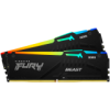 Kingston 32GB 5600MT/s DDR5 CL40 DIMM (Kit of 2) FURY Beast RGB XMP, EAN: 740617328493