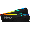 Kingston 32GB 5600MT/s DDR5 CL40 DIMM (Kit of 2) FURY Beast RGB XMP, EAN: 740617328493