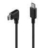 LINDY LNY-32005 :: Cable 1m USB 2.0 Straight USB-C to 90° Right-Angled USB-C, 1m