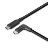 LINDY LNY-32018 :: Cable USB 3.2 Straight USB-C to 90° Right-Angled USB-C Cable, 10Gbps, 1 m 