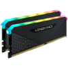 Corsair DDR4, 3600MHz 32GB 2x16GB DIMM, Unbuffered, 18-22-22-42, XMP 2.0, VENGEANCE RGB RS Heatspreader, RGB LED, 1.35V, for AMD Ryzen & Intel XMP