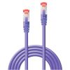 LINDY LNY-47823 :: Network Cable, Cat.6 S/FTP 250MHz, Copper, 27AWG, Purple, 1.5 m