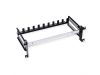 VALUE 26.99.0340 :: Support Frame for DIN Rail-Mounted Devices, 3U, with Cable Management, black