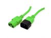 ROLINE 19.08.1523 :: POWER Cable Extension C13 / C14, Green, 1.8m